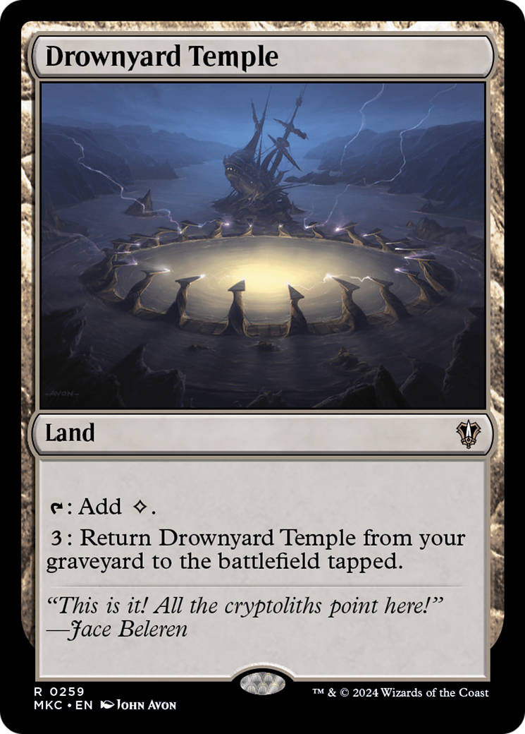Image of Drownyard Temple (MKC-259) - Murders at Karlov Manor Commander