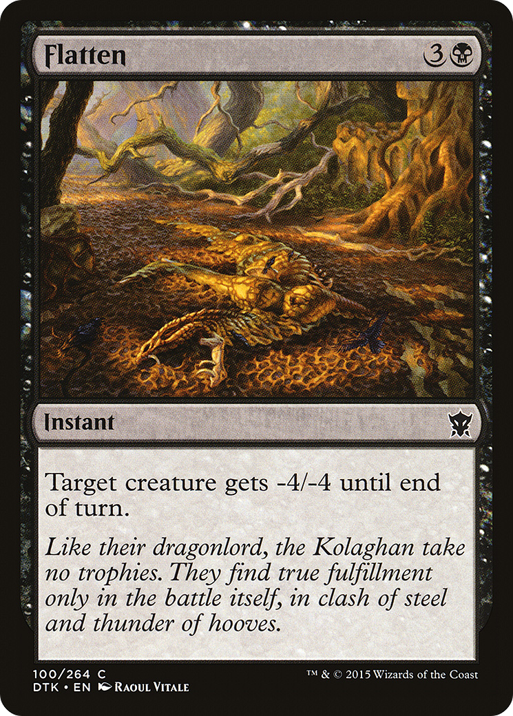 Image of Flatten (DTK-100) - Dragons of Tarkir