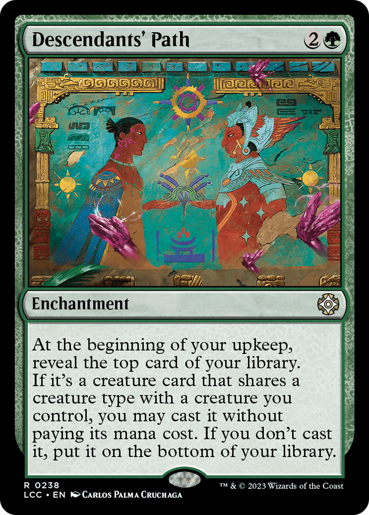 Image of Descendants' Path (LCC-238) - The Lost Caverns of Ixalan Commander