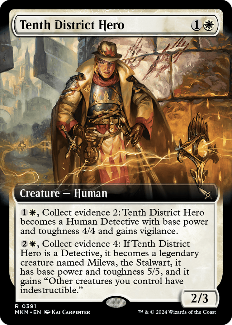 Image of Tenth District Hero (Extended Art) (MKM-391) - Murders at Karlov Manor: (Extended Art)