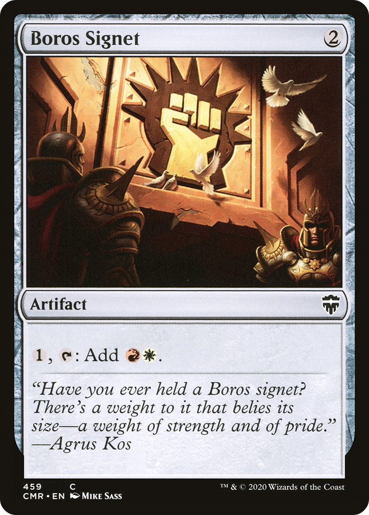 Image of Boros Signet (CMR-459) - Commander Legends