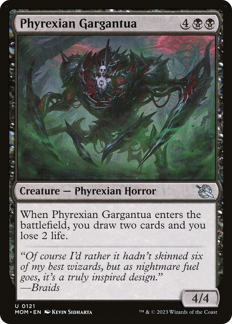 Image of Phyrexian Gargantua (MOM-121) - March of the Machine