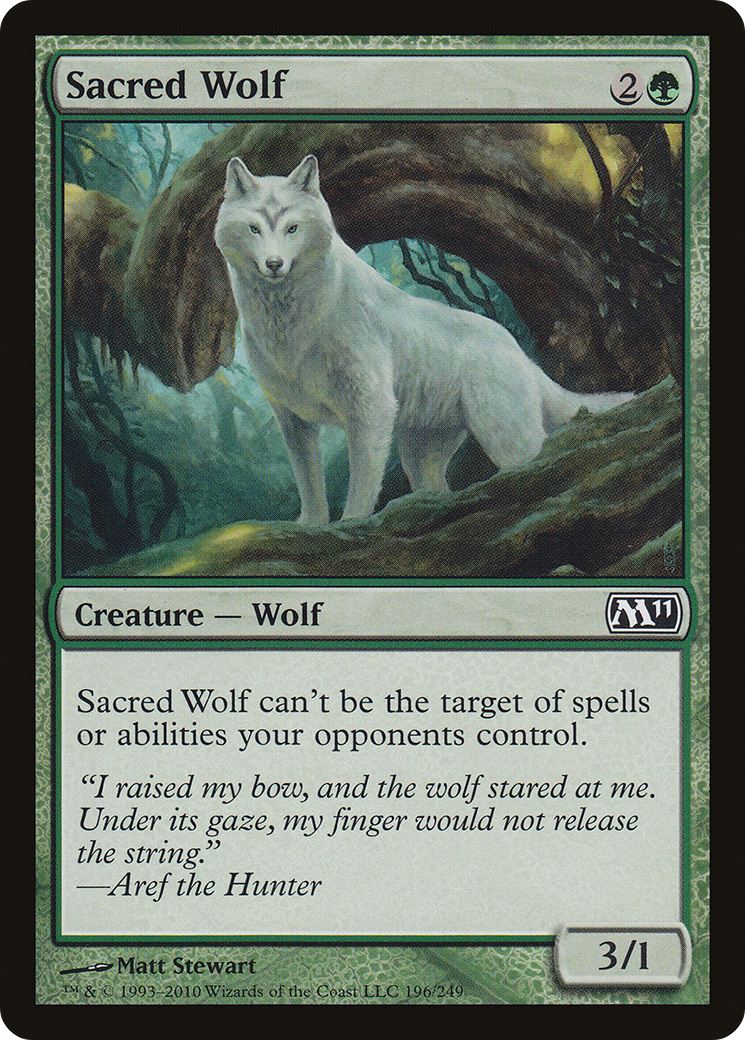 Image of Sacred Wolf (M11-196) - Magic 2011