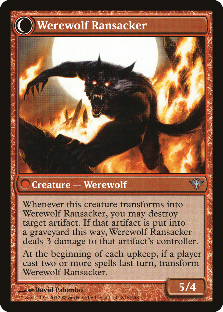 Image of Afflicted Deserter (DKA-081) - Dark Ascension: (Double Faced Transform) Foil