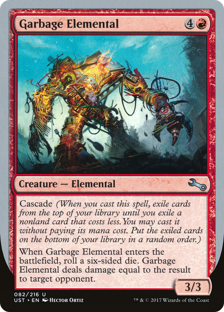 Image of Garbage Elemental (D) (UST-82D) - Unstable Foil