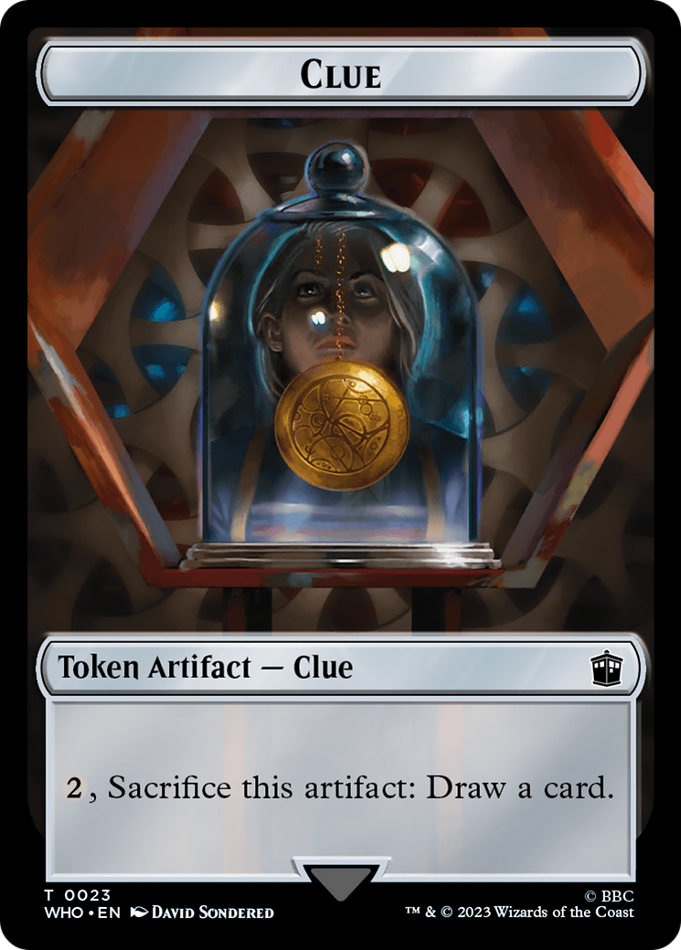 Image of Clue (TWHO-023) - Doctor Who Tokens