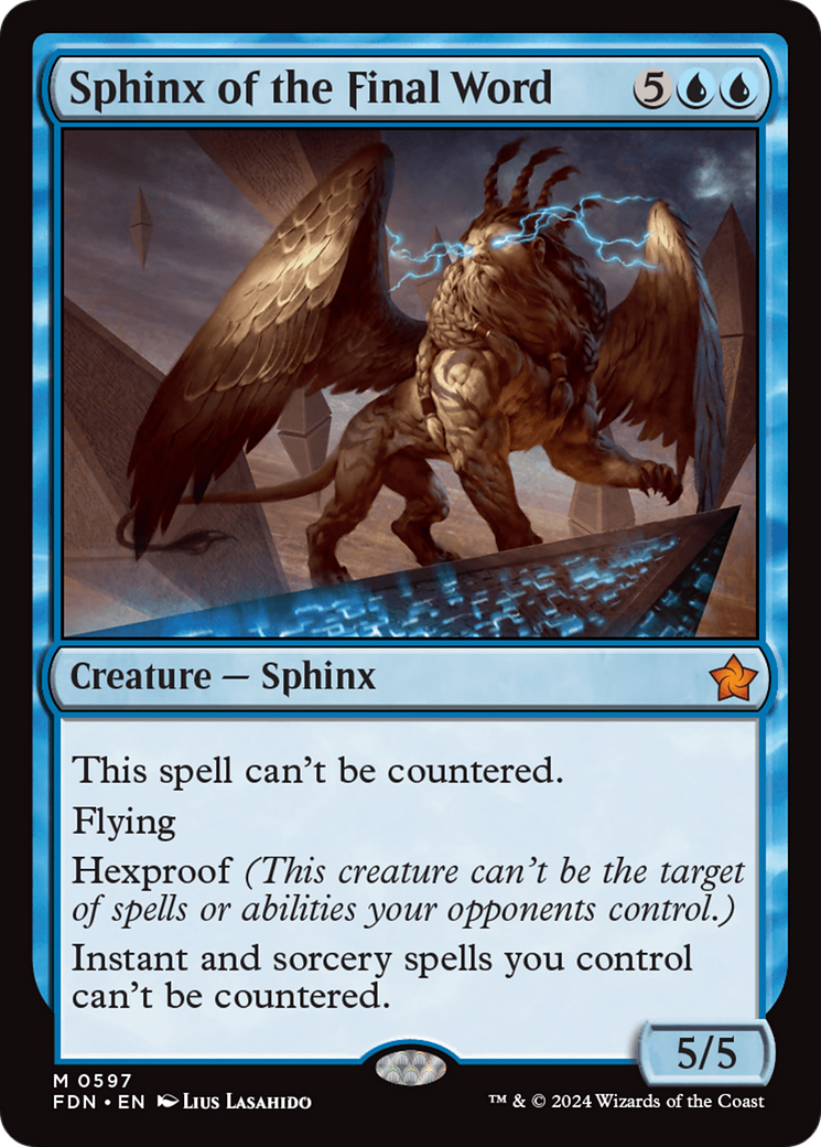 Image of Sphinx of the Final Word (FDN-597) - Foundations