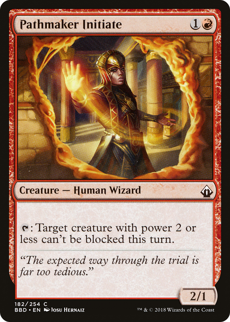 Image of Pathmaker Initiate (BBD-182) - Battlebond Foil