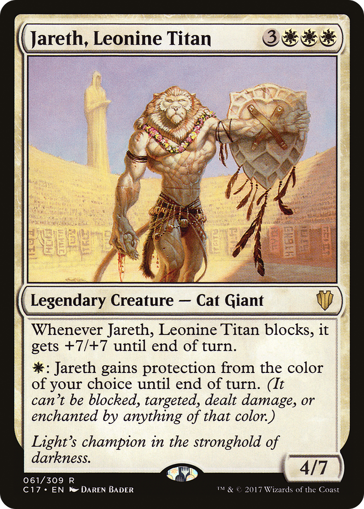 Image of Jareth, Leonine Titan (C17-061) - Commander 2017