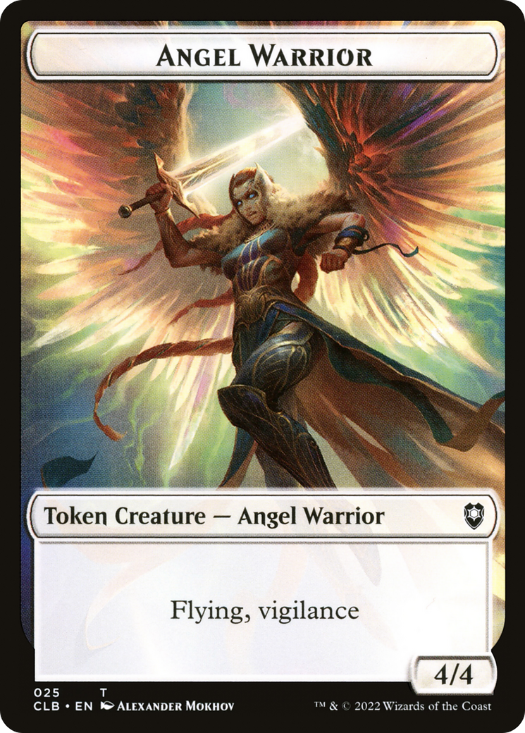 Image of Angel Warrior (TCLB-025) - Battle for Baldur's Gate Tokens