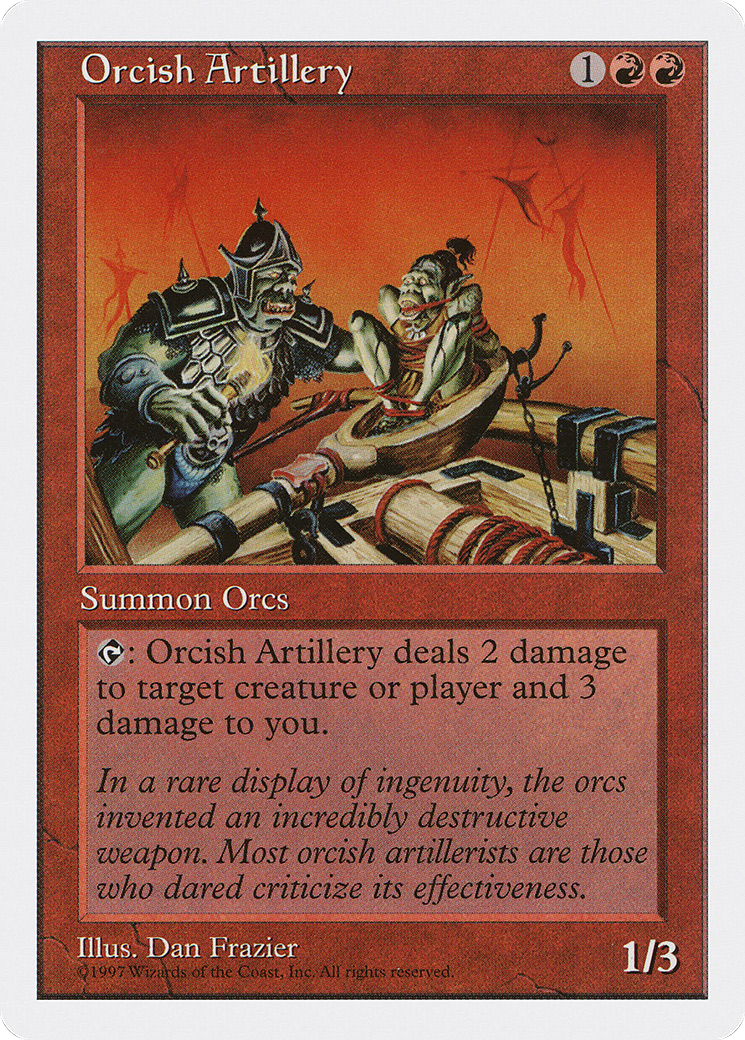 Image of Orcish Artillery (5ED-) - Fifth Edition