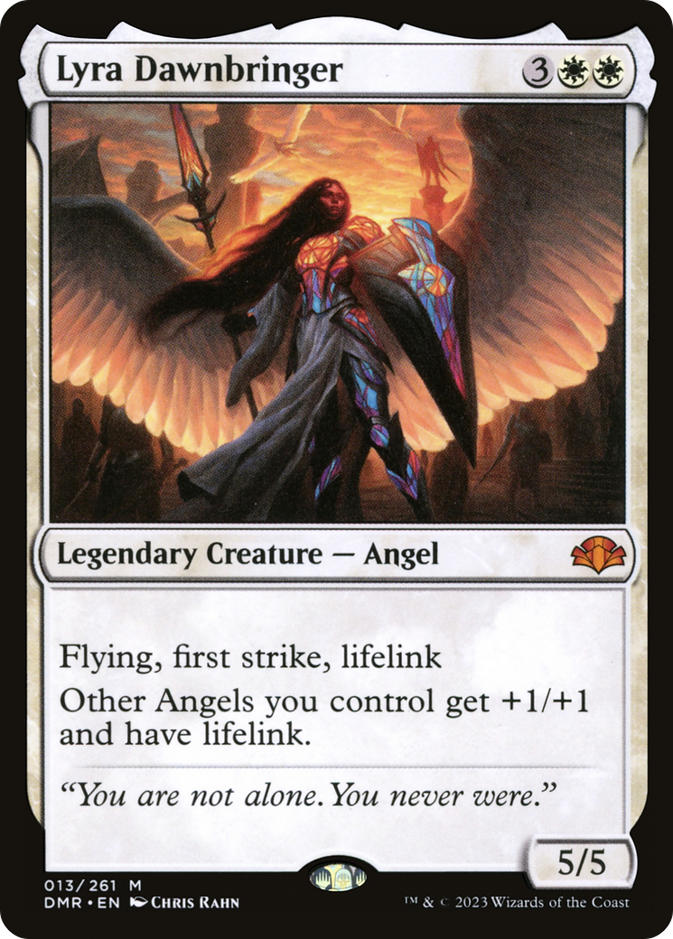 Image of Lyra Dawnbringer (DMR-013) - Dominaria Remastered Foil