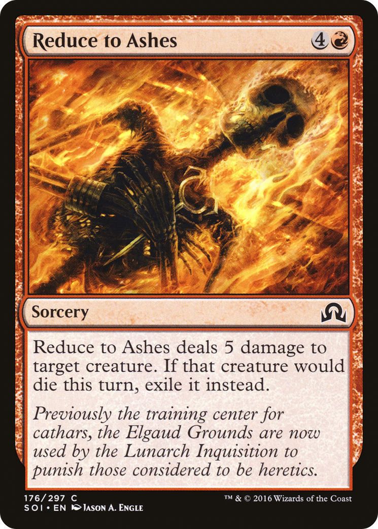 Image of Reduce to Ashes (SOI-176) - Shadows over Innistrad Foil