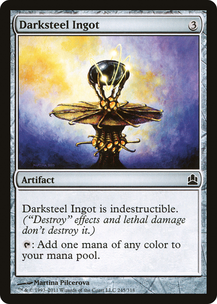 Image of Darksteel Ingot (CMD-245) - Commander 2011