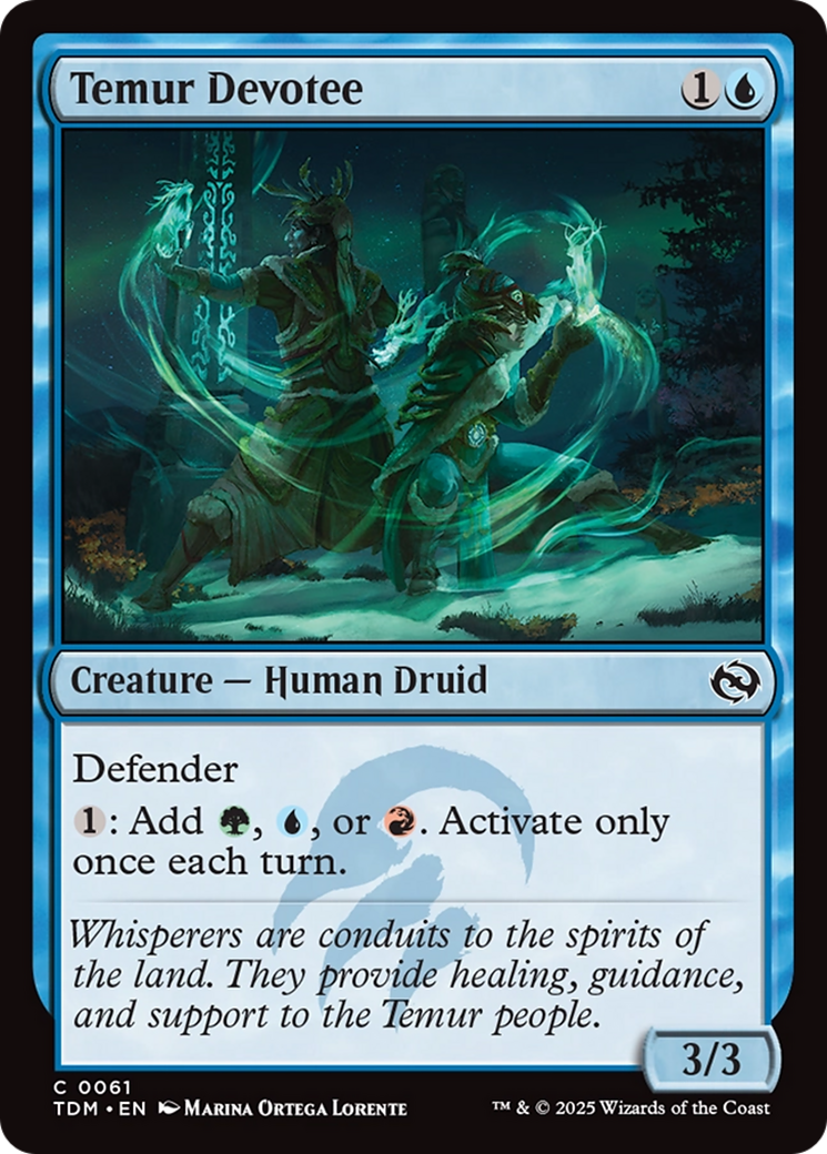 Image of Temur Devotee (TDM-061) - Tarkir: Dragonstorm