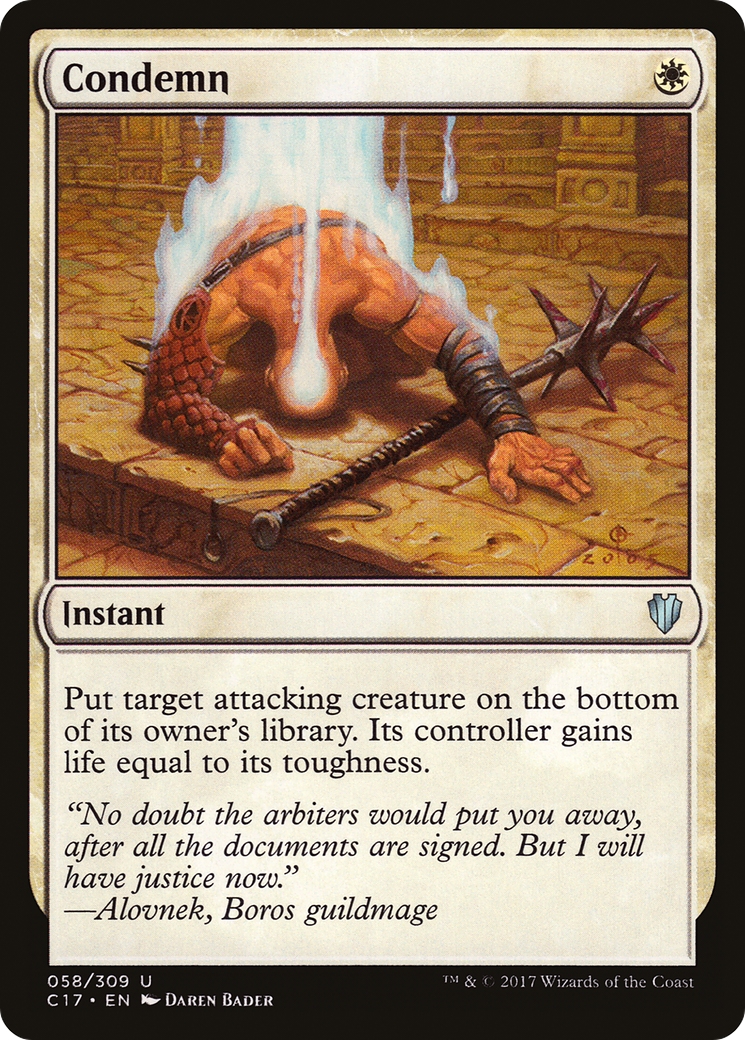 Image of Condemn (C17-058) - Commander 2017