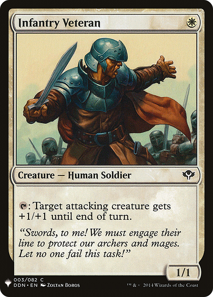 Image of Infantry Veteran (LIST-DDN-3) - The List