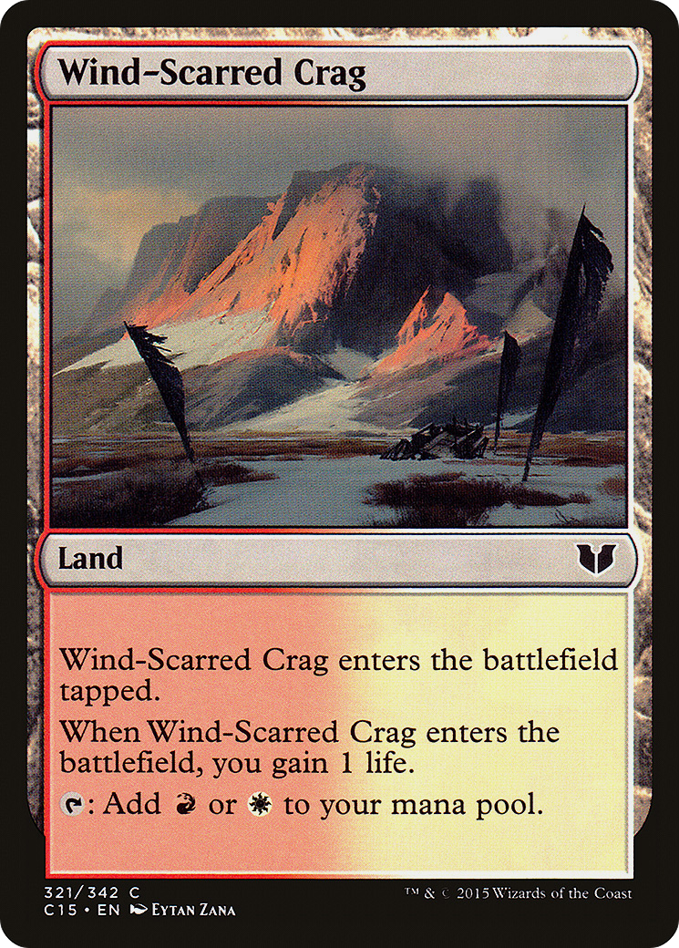 Image of Wind-Scarred Crag (C15-321) - Commander 2015