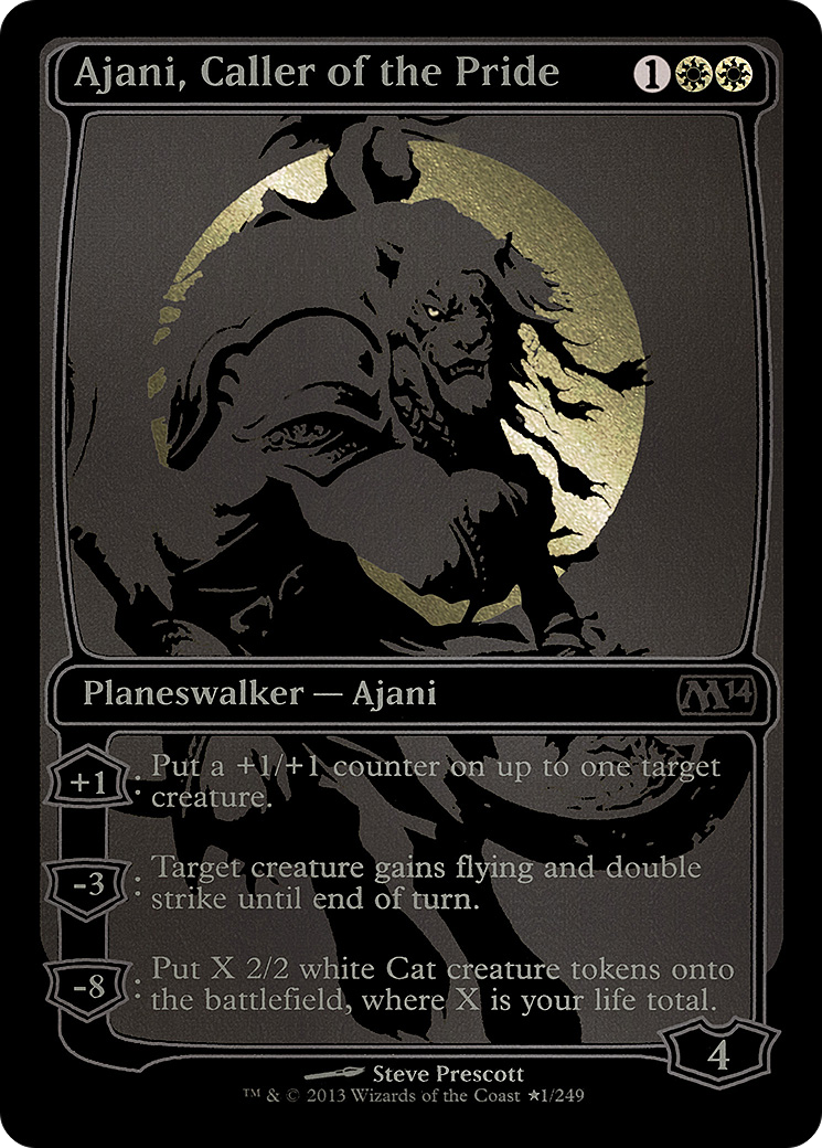 Image of Ajani, Caller of the Pride (SDCC 2013 Exclusive) (MEDIA-001) - San Diego Comic-Con 2013 Foil