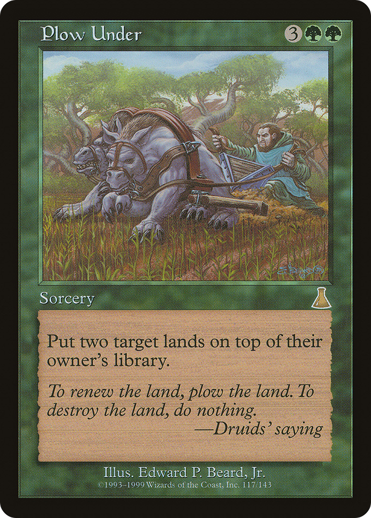 Image of Plow Under (UDS-117) - Urza's Destiny