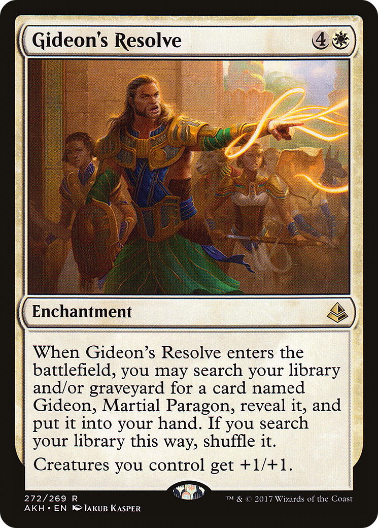 Image of Gideon's Resolve (AKH-272) - Amonkhet