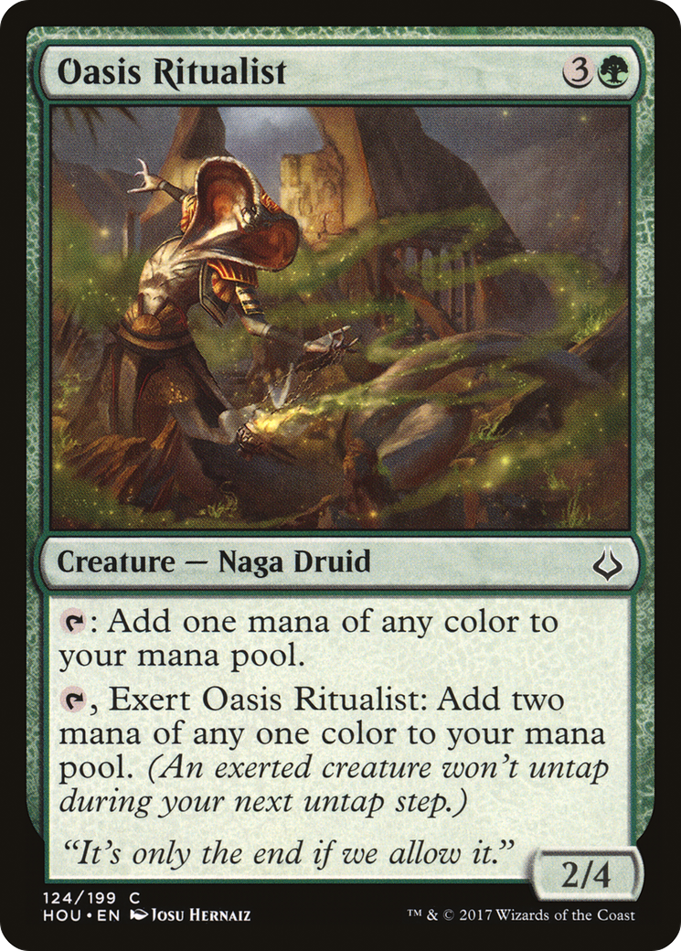 Image of Oasis Ritualist (HOU-124) - Hour of Devastation