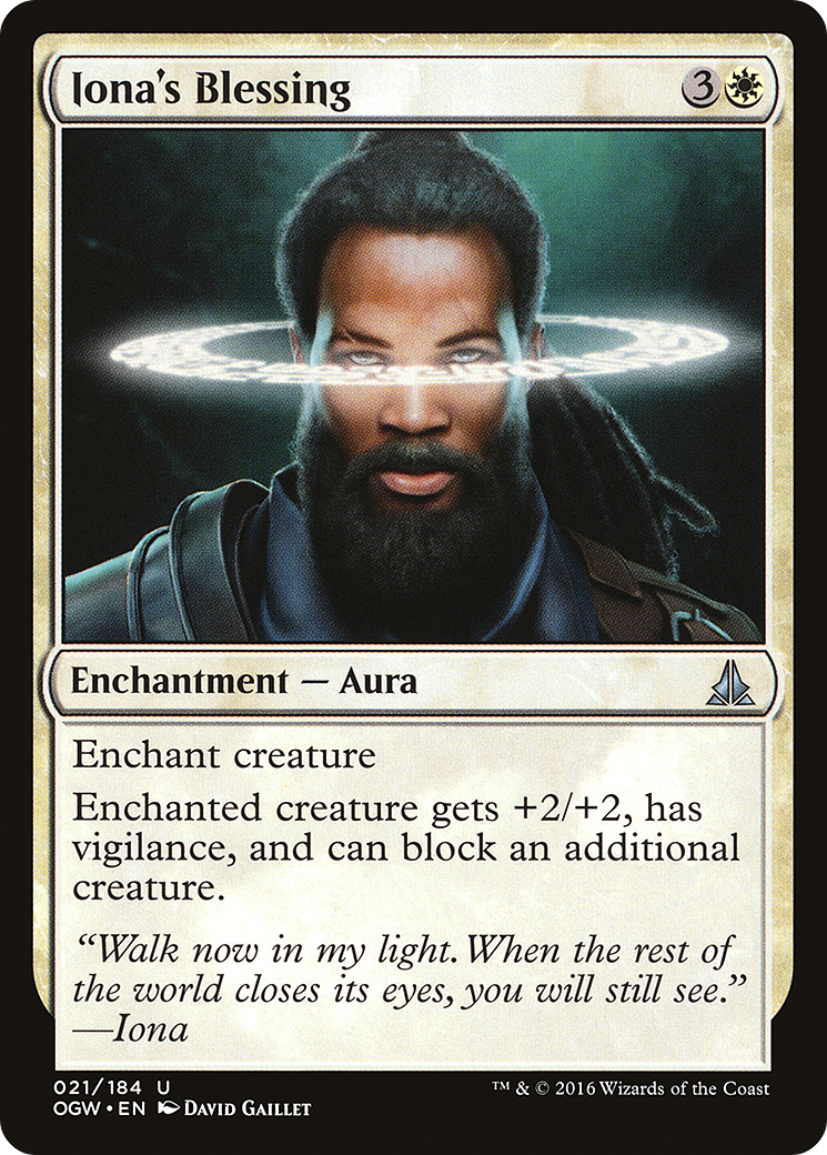 Image of Iona's Blessing (OGW-021) - Oath of the Gatewatch Foil