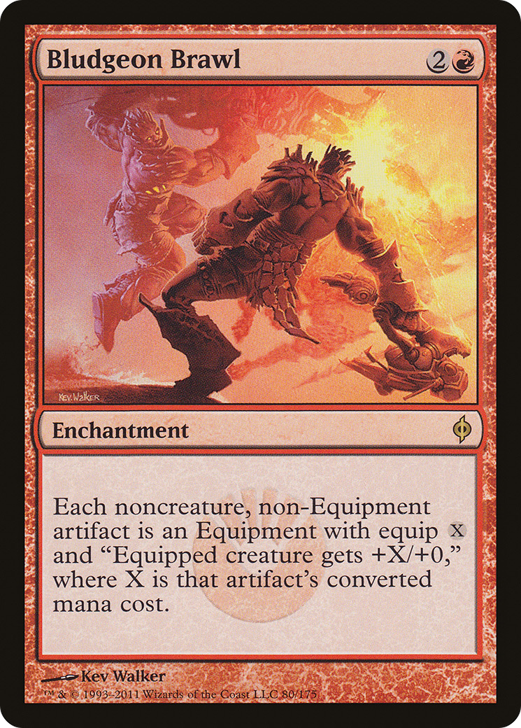 Image of Bludgeon Brawl (NPH-080) - New Phyrexia Foil