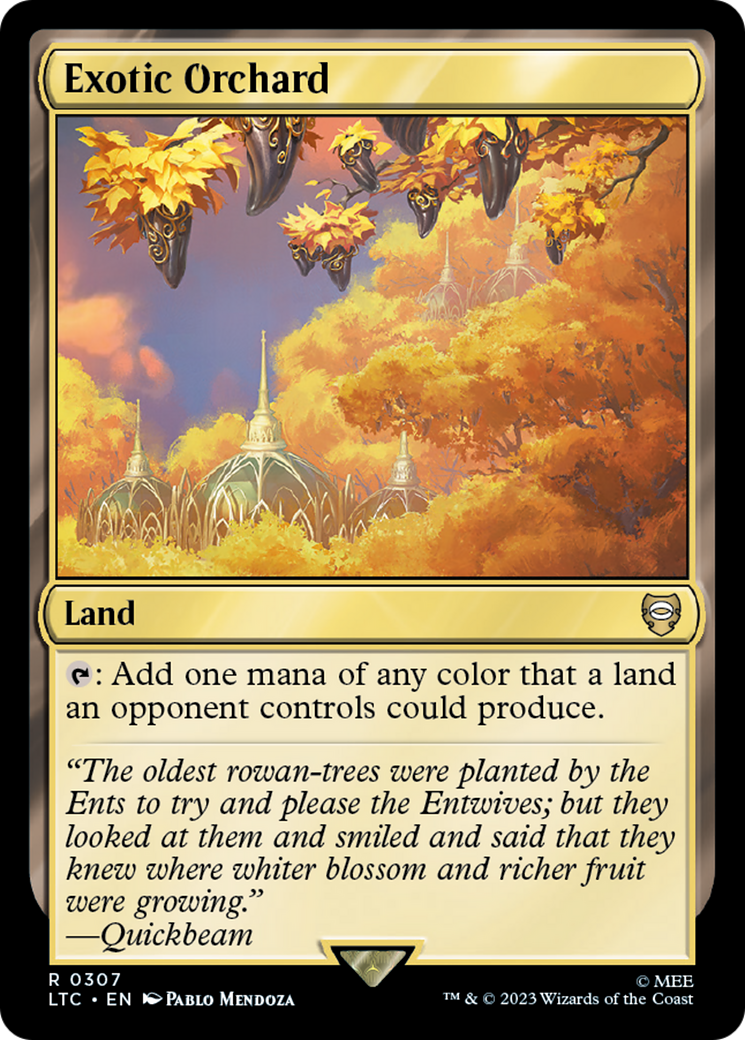 Image of Exotic Orchard (LTC-307) - Tales of Middle-earth Commander