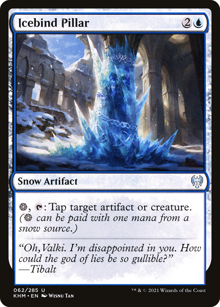 Image of Icebind Pillar (KHM-062) - Kaldheim: (snow) Foil