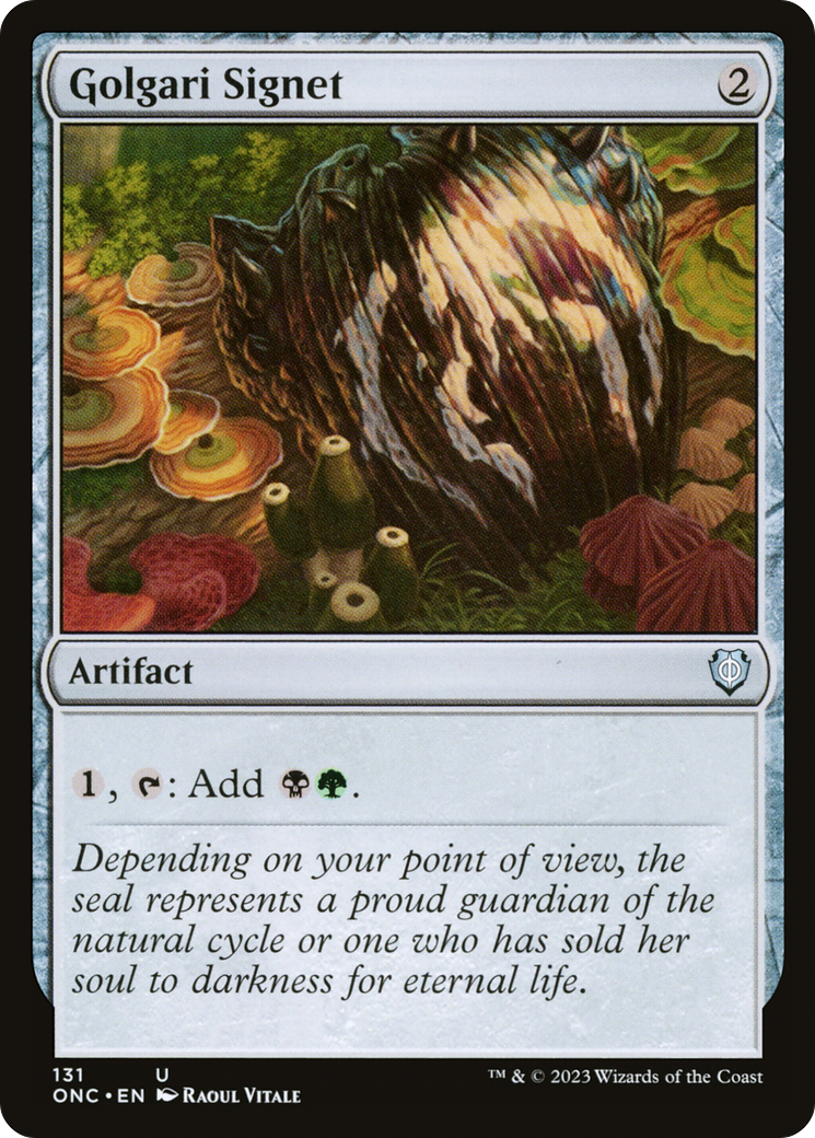 Image of Golgari Signet (ONC-131) - Phyrexia: All Will Be One Commander