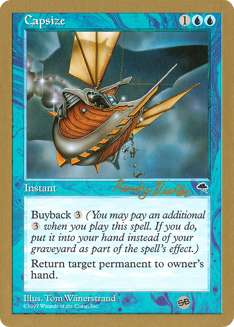 Image of Capsize - 1998 Randy Buehler (TMP) (SB) (WCD-) - World Championship Decks 1998