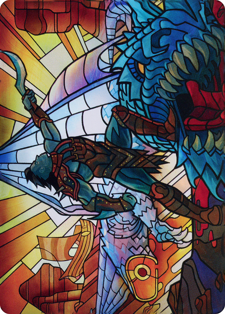 Image of Astor, Bearer of Blades // Astor, Bearer of Blades (ADMU-068) - Dominaria United Art Series (Borderless)