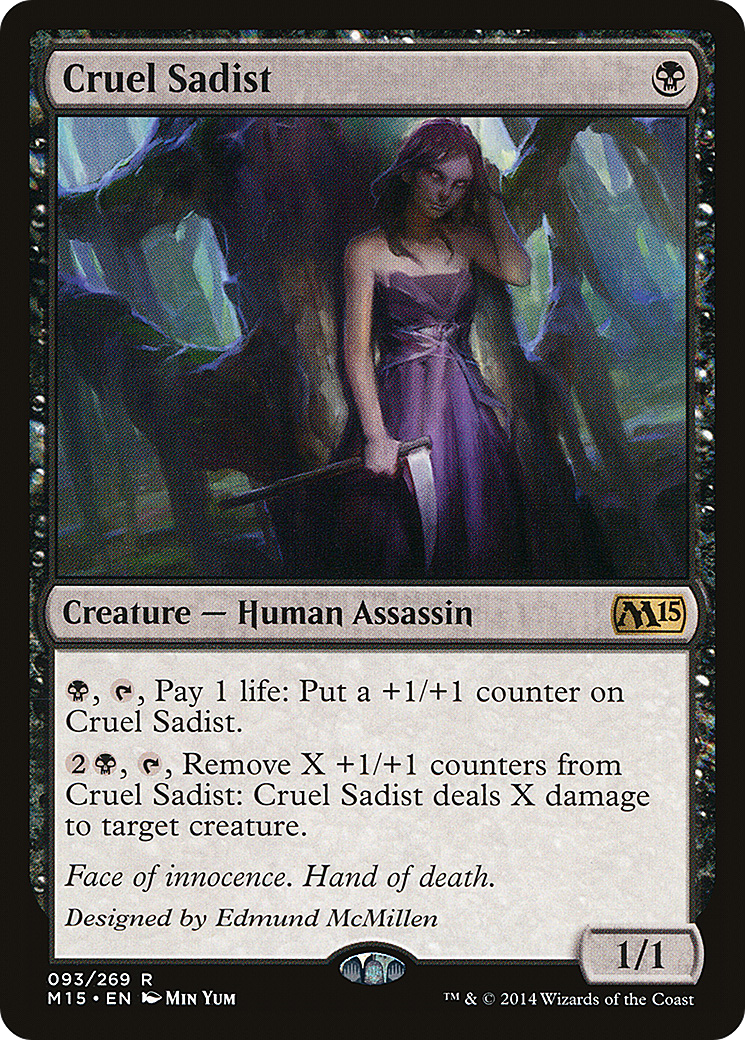Image of Cruel Sadist (M15-093) - Magic 2015 Foil