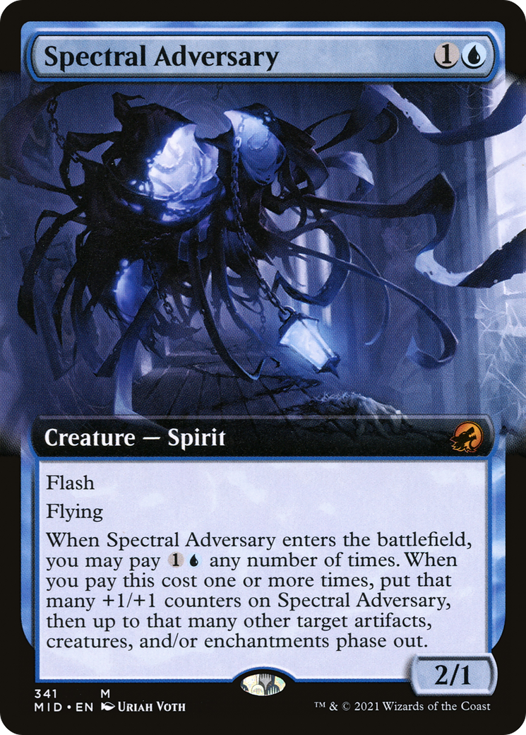 Image of Spectral Adversary (Extended Art) (MID-341) - Innistrad: Midnight Hunt: (Extended Art)