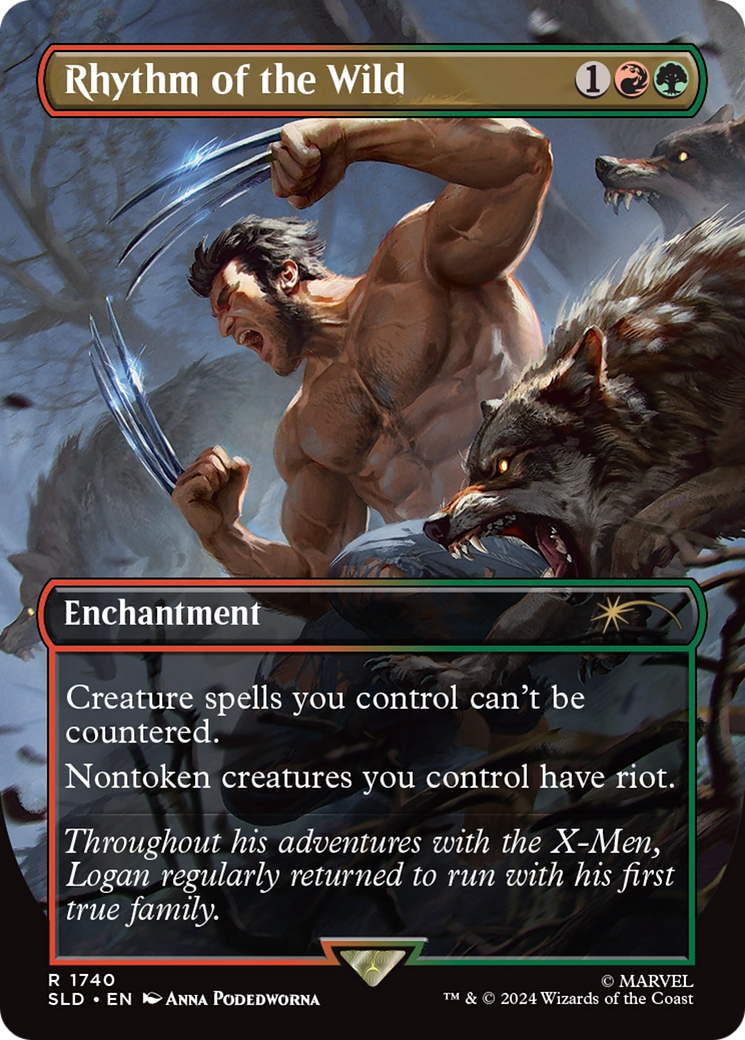 Image of Rhythm of the Wild (SLD-1740) - Secret Lair Drop (Borderless) Foil