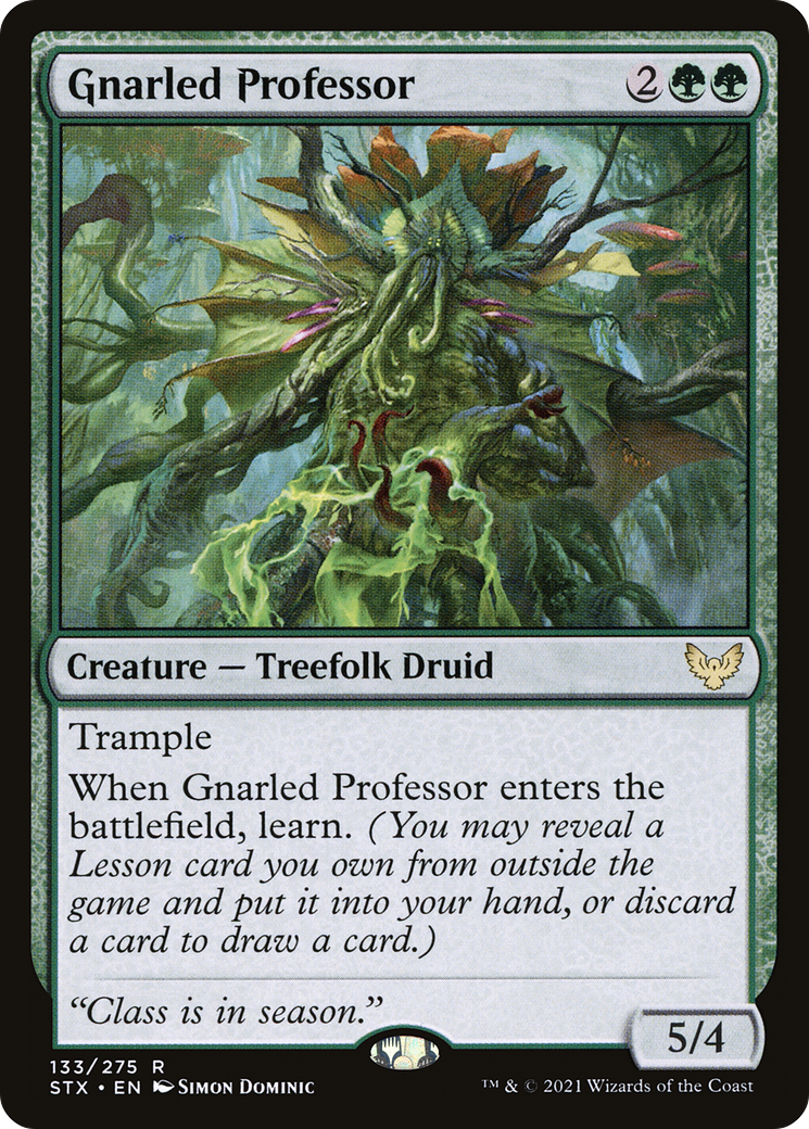 Image of Gnarled Professor (STX-133) - Strixhaven: School of Mages