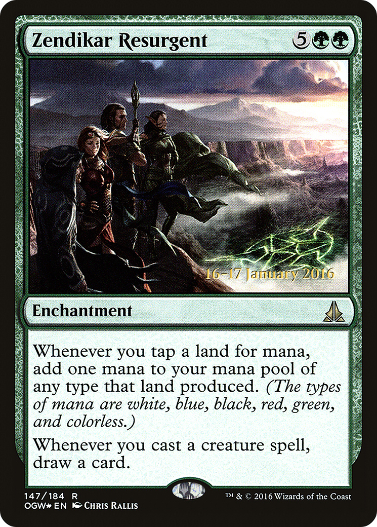 Image of Zendikar Resurgent (PRE-147S) - Oath of the Gatewatch Promos Foil