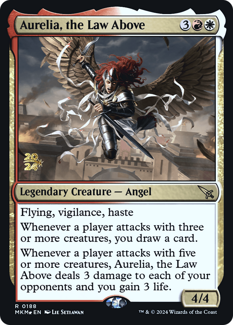 Image of Aurelia, the Law Above (PRE-188) - Murders at Karlov Manor Promos Foil