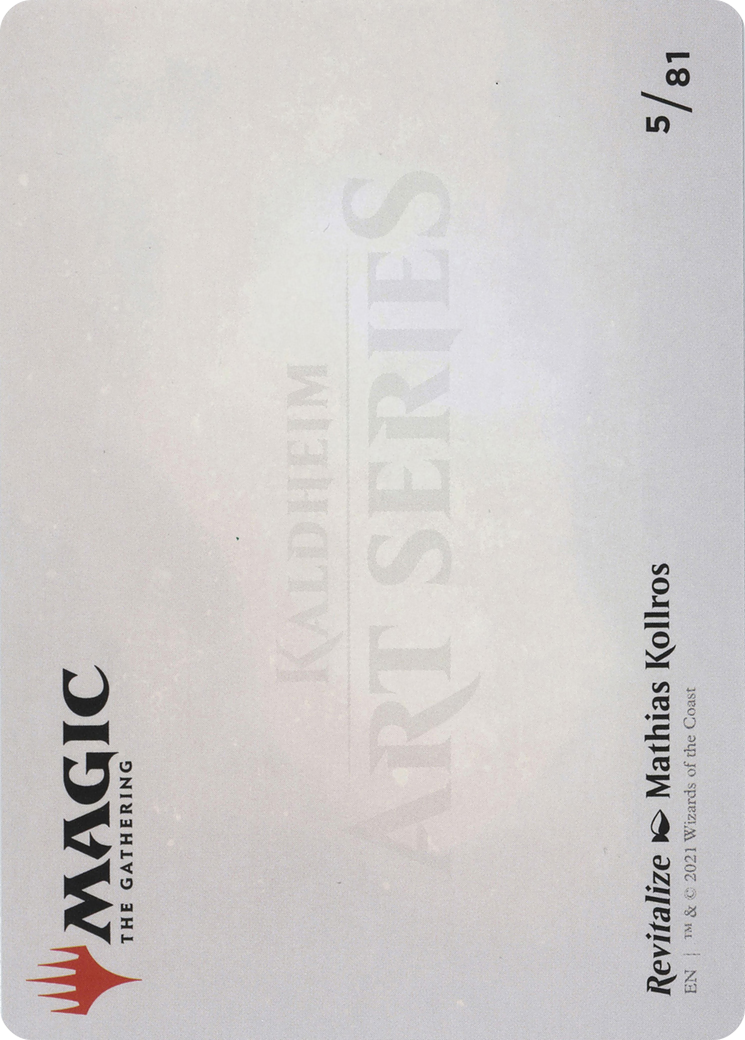 Image of Revitalize // Revitalize (ASKHM-005) - Art Series: Kaldheim (Borderless) Foil