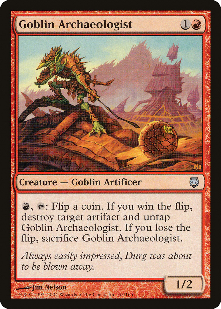 Image of Goblin Archaeologist (DST-063) - Darksteel