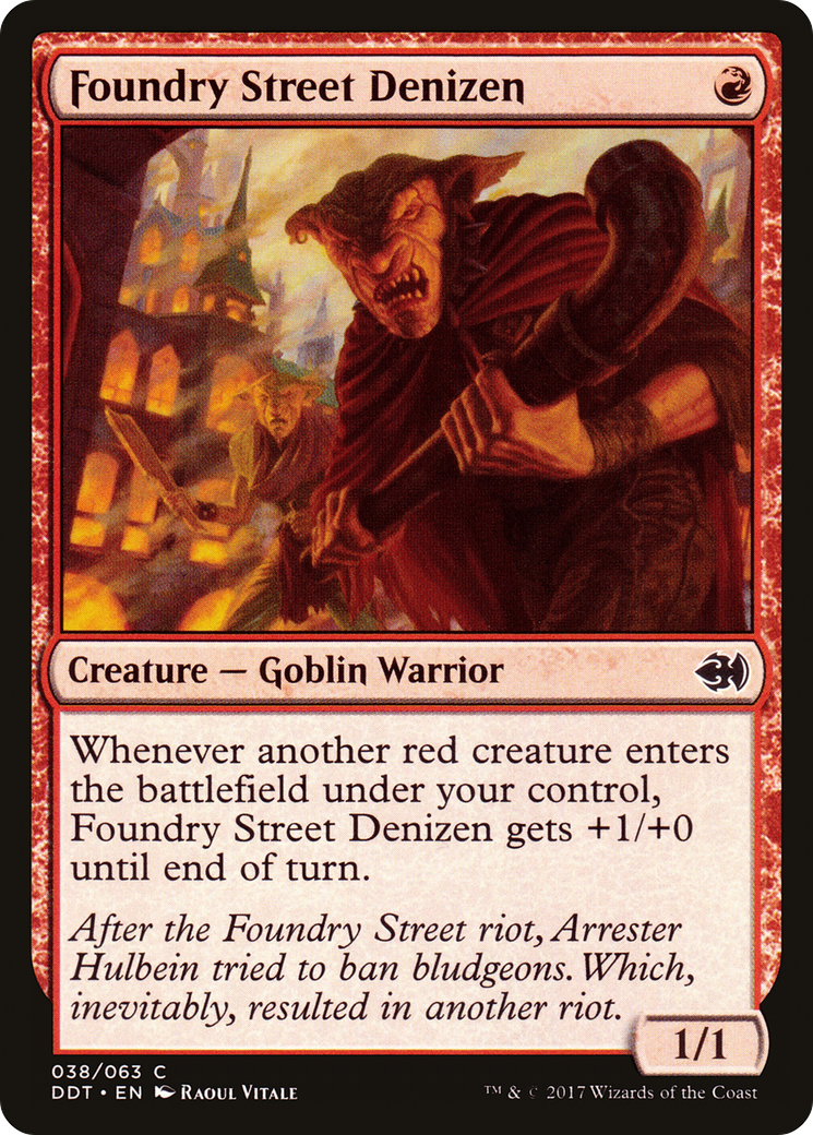 Image of Foundry Street Denizen (DDT-038) - Duel Decks: Merfolk vs. Goblins