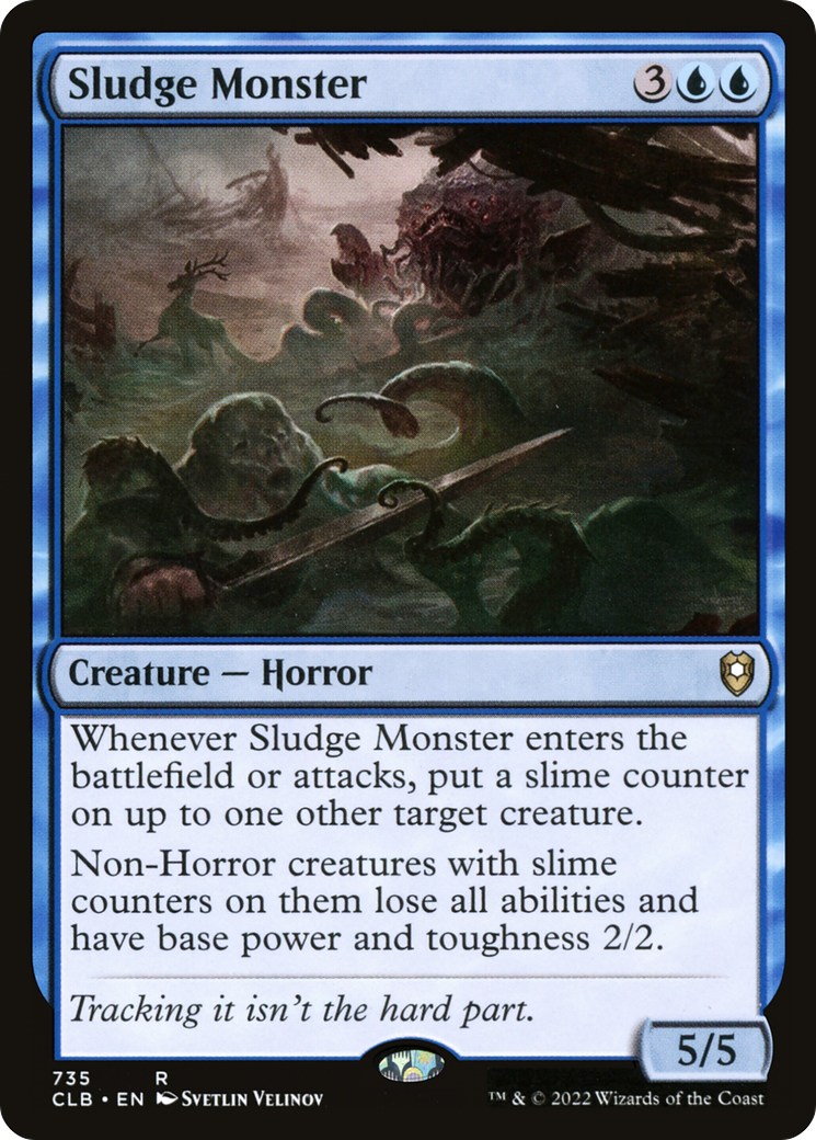 Image of Sludge Monster (CLB-735) - Commander Legends: Battle for Baldur's Gate