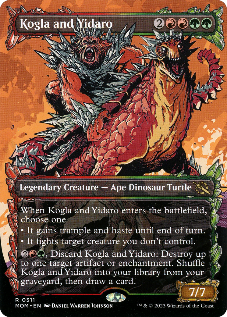 Image of Kogla and Yidaro (Showcase) (MOM-311) - March of the Machine: (Showcase) (Borderless) Foil