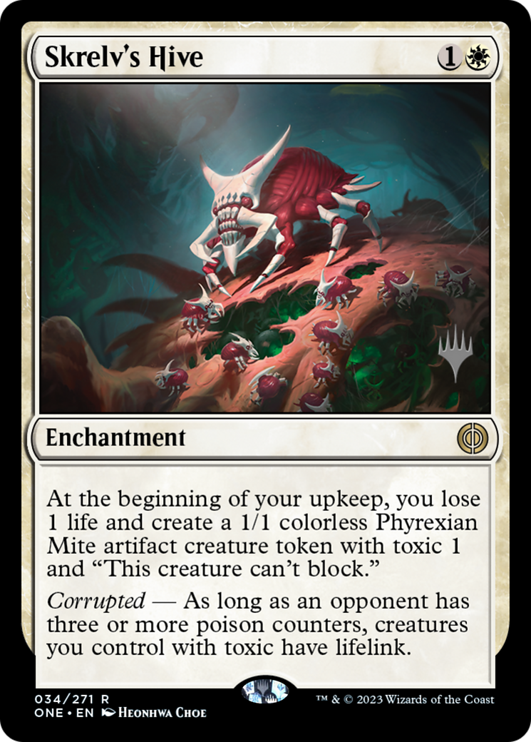 Image of Skrelv's Hive (PPONE-034) - Phyrexia: All Will Be One Promos Foil