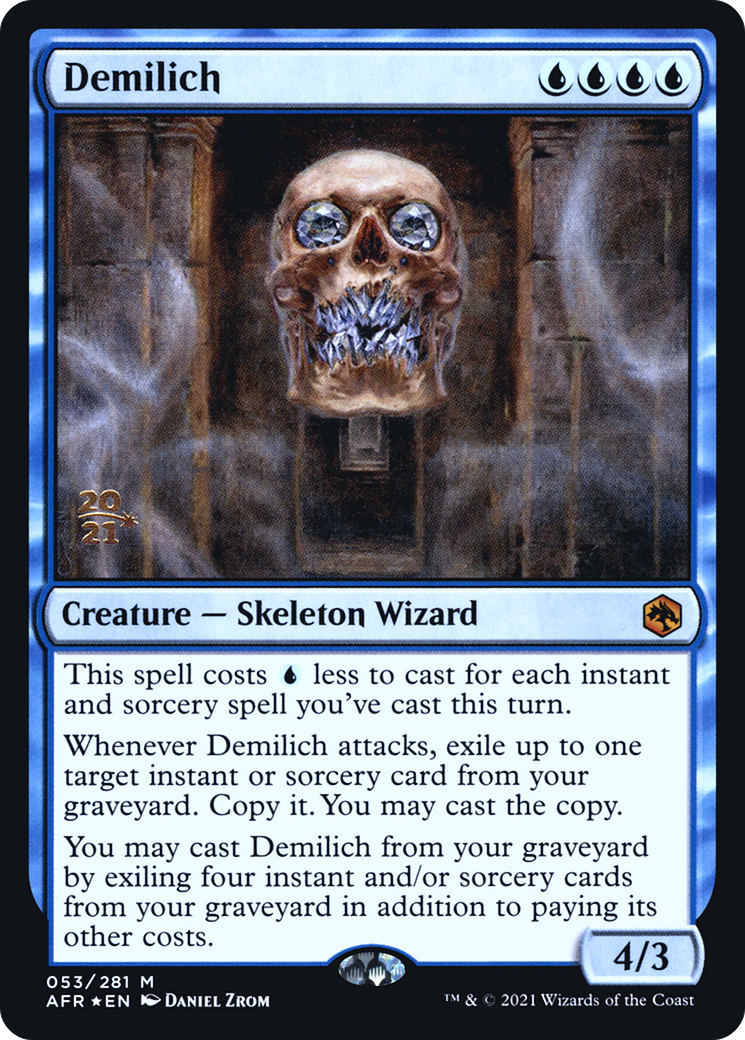 Image of Demilich (PRE-053) - Adventures in the Forgotten Realms Promos Foil