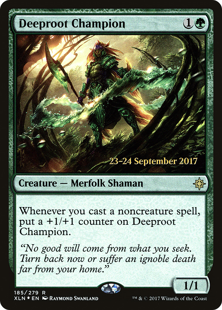 Image of Deeproot Champion (PRE-185S) - Ixalan Promos Foil