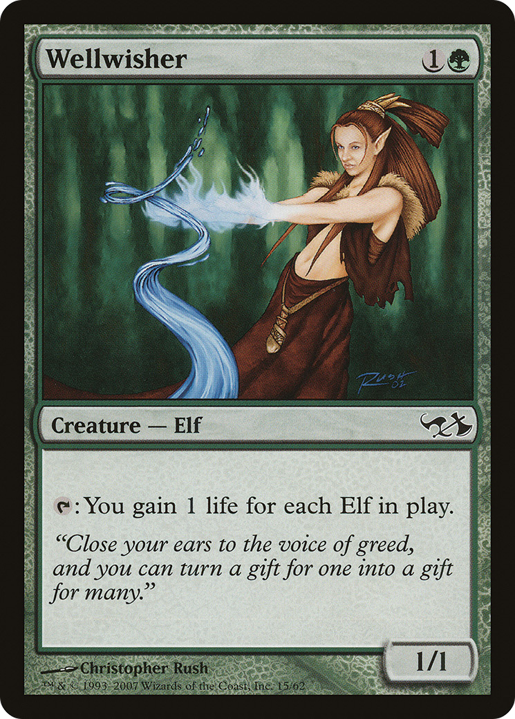 Image of Wellwisher (EVG-015) - Duel Decks: Elves vs. Goblins