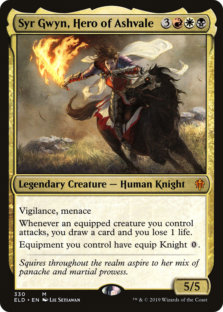 Image of Syr Gwyn, Hero of Ashvale (ELD-330) - Throne of Eldraine