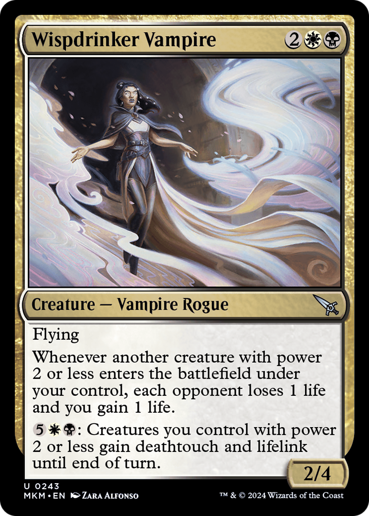 Image of Wispdrinker Vampire (MKM-243) - Murders at Karlov Manor Foil